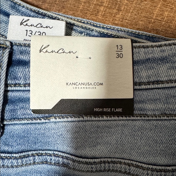 KanCan Light Blue High Rise Flare Jeans - Picture 3 of 4